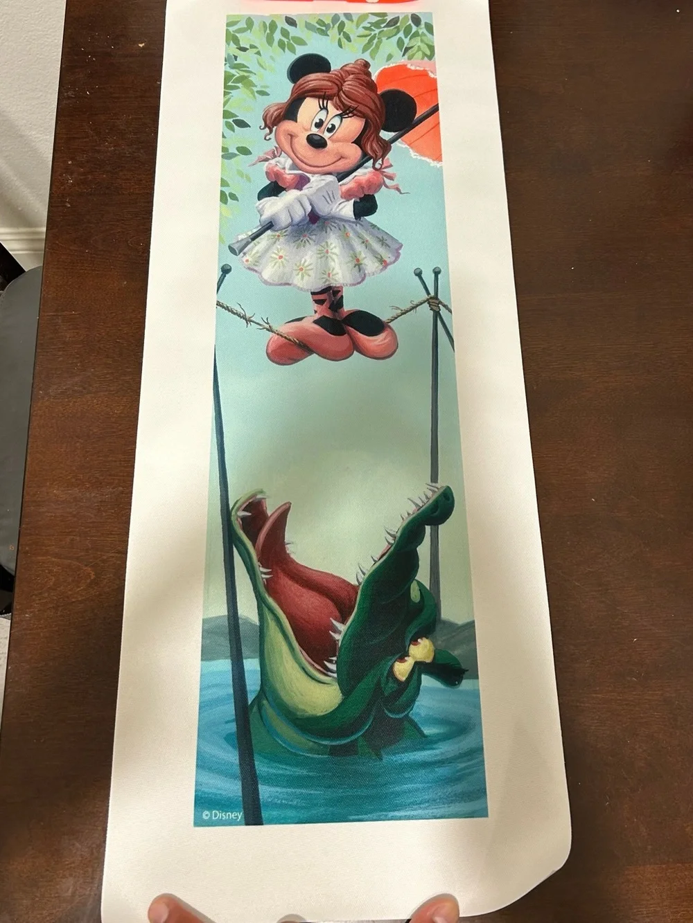 RARE Disneyland Haunted Mansion Minnie Mouse Stretching Portrait Canvas 2014